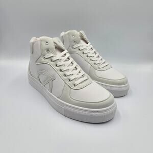 Loci Legend Origin Eleven High-Top Sneaker in White and Natural Size 37/W6.5